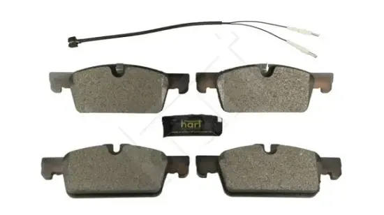 Bremsbelagsatz, Scheibenbremse Vorderachse HART 256 509 Bild Bremsbelagsatz, Scheibenbremse Vorderachse HART 256 509