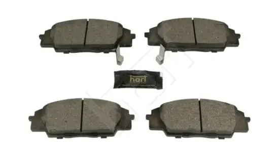 Bremsbelagsatz, Scheibenbremse Vorderachse HART 256 513 Bild Bremsbelagsatz, Scheibenbremse Vorderachse HART 256 513