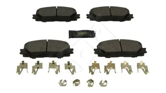 Bremsbelagsatz, Scheibenbremse Vorderachse HART 256 524 Bild Bremsbelagsatz, Scheibenbremse Vorderachse HART 256 524