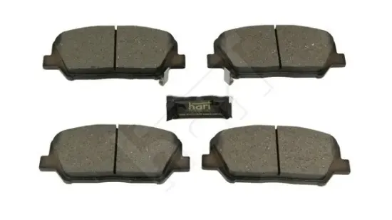 Bremsbelagsatz, Scheibenbremse Vorderachse HART 256 530 Bild Bremsbelagsatz, Scheibenbremse Vorderachse HART 256 530