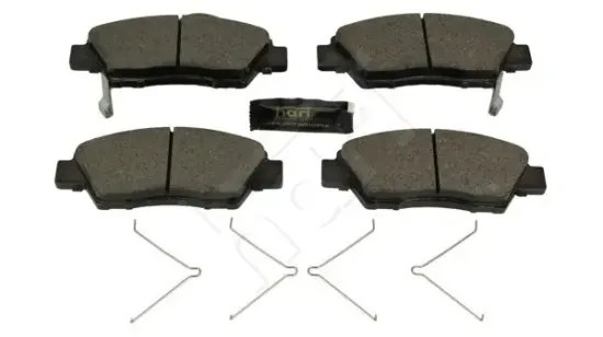 Bremsbelagsatz, Scheibenbremse Vorderachse HART 256 537 Bild Bremsbelagsatz, Scheibenbremse Vorderachse HART 256 537