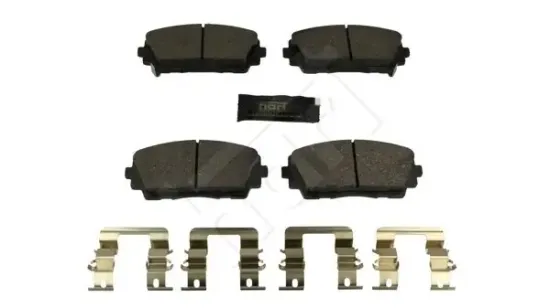 Bremsbelagsatz, Scheibenbremse Vorderachse HART 256 546 Bild Bremsbelagsatz, Scheibenbremse Vorderachse HART 256 546