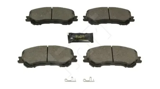 Bremsbelagsatz, Scheibenbremse Vorderachse HART 256 551 Bild Bremsbelagsatz, Scheibenbremse Vorderachse HART 256 551