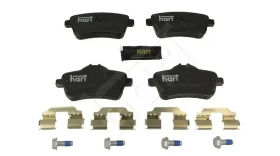 Bremsbelagsatz, Scheibenbremse Hinterachse HART 256 951 Bild Bremsbelagsatz, Scheibenbremse Hinterachse HART 256 951