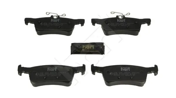 Bremsbelagsatz, Scheibenbremse Hinterachse HART 256 508