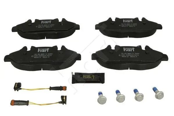 Bremsbelagsatz, Scheibenbremse Vorderachse HART 248 996