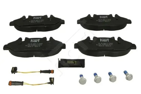 Bremsbelagsatz, Scheibenbremse Vorderachse HART 248 996 Bild Bremsbelagsatz, Scheibenbremse Vorderachse HART 248 996