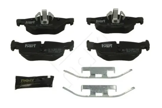 Bremsbelagsatz, Scheibenbremse Hinterachse HART 252 310 Bild Bremsbelagsatz, Scheibenbremse Hinterachse HART 252 310