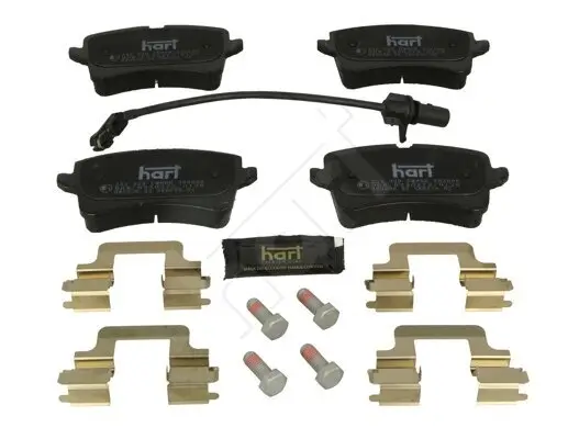 Bremsbelagsatz, Scheibenbremse HART 252 929 Bild Bremsbelagsatz, Scheibenbremse HART 252 929