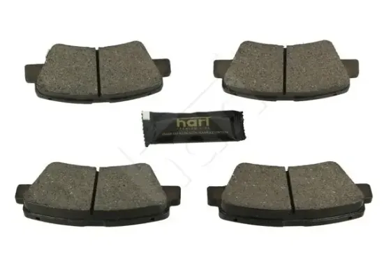 Bremsbelagsatz, Scheibenbremse Hinterachse HART 252 933 Bild Bremsbelagsatz, Scheibenbremse Hinterachse HART 252 933