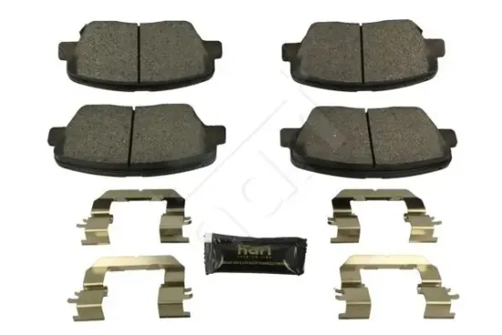 Bremsbelagsatz, Scheibenbremse Vorderachse HART 253 433 Bild Bremsbelagsatz, Scheibenbremse Vorderachse HART 253 433