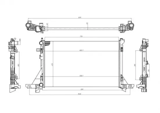 Kühler, Motorkühlung HART 622 014 Bild Kühler, Motorkühlung HART 622 014