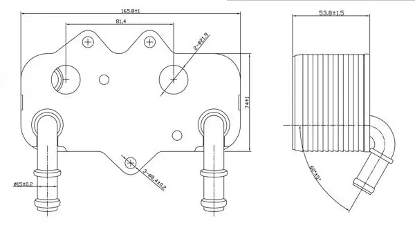 Ölkühler, Motoröl HART 623 807