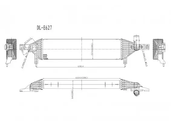 Ladeluftkühler HART 641 339