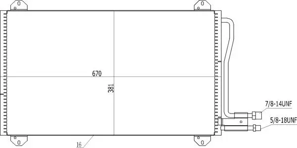 Kondensator, Klimaanlage HART 602 291