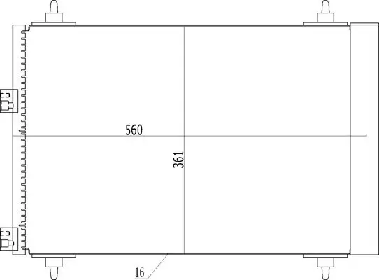 Kondensator, Klimaanlage HART 605 734