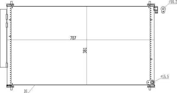 Kondensator, Klimaanlage HART 614 570