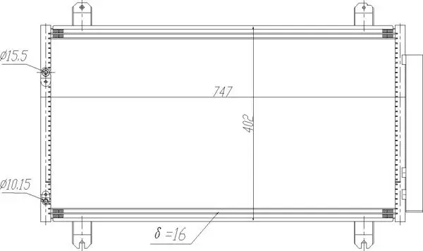 Kondensator, Klimaanlage HART 619 507