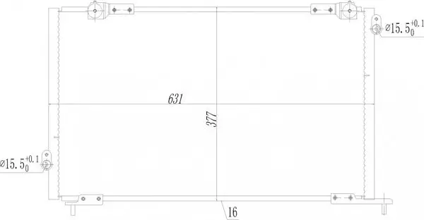 Kondensator, Klimaanlage HART 619 529
