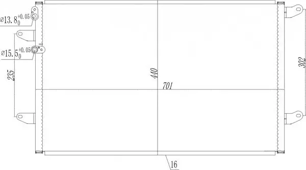 Kondensator, Klimaanlage HART 619 546