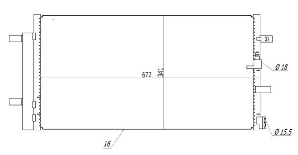 Kondensator, Klimaanlage HART 621 529