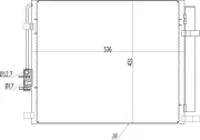 Kondensator, Klimaanlage HART 621 614