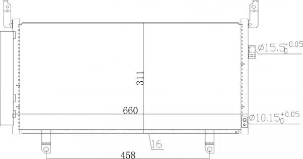 Kondensator, Klimaanlage HART 621 622