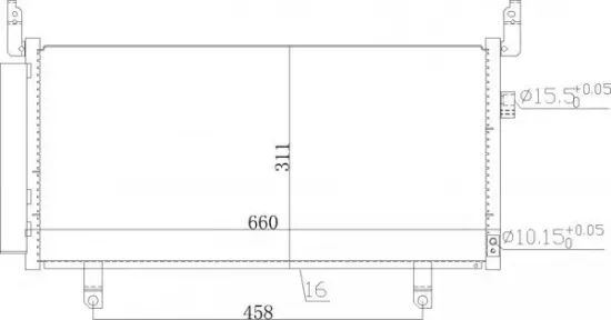 Kondensator, Klimaanlage HART 621 622 Bild Kondensator, Klimaanlage HART 621 622