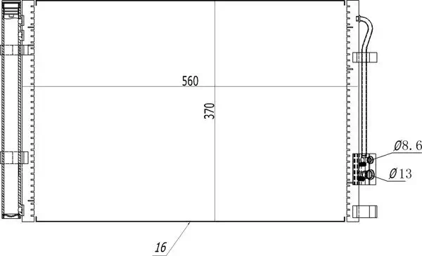 Kondensator, Klimaanlage HART 621 643