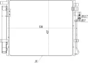 Kondensator, Klimaanlage HART 621 656