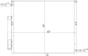 Kondensator, Klimaanlage HART 621 700