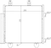 Kondensator, Klimaanlage HART 623 851