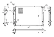 Kühler, Motorkühlung HART 630 233