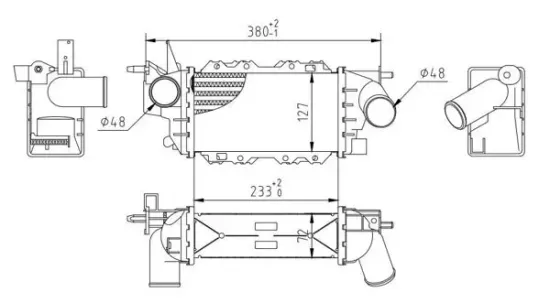 Ladeluftkühler HART 636 915 Bild Ladeluftkühler HART 636 915