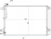 Kondensator, Klimaanlage HART 636 921