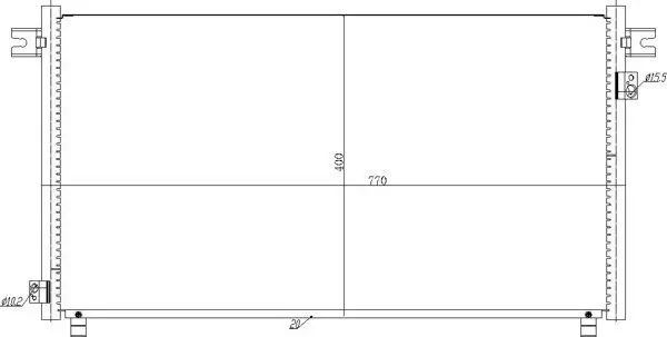 Kondensator, Klimaanlage HART 636 988