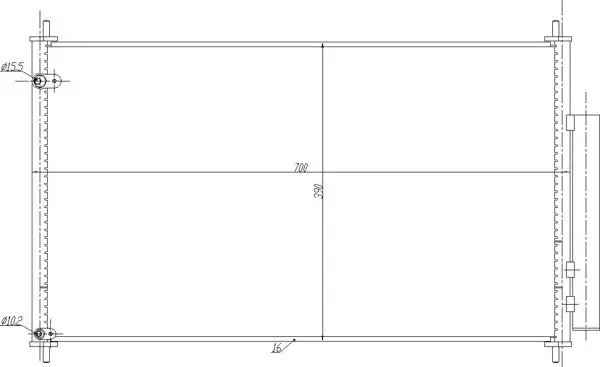 Kondensator, Klimaanlage HART 636 992