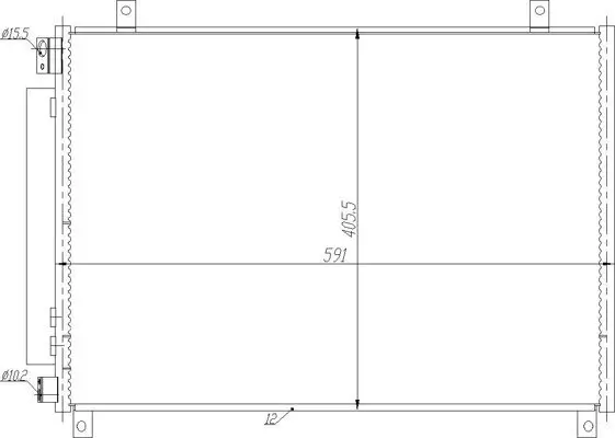 Kondensator, Klimaanlage HART 636 997