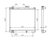 Kühler, Motorkühlung HART 637 146