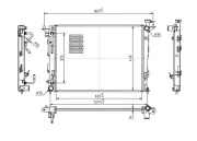 Kühler, Motorkühlung HART 637 158