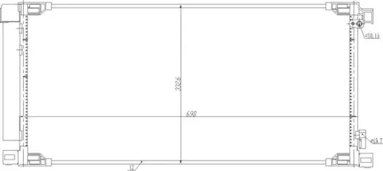 Kondensator, Klimaanlage HART 645 315 Bild Kondensator, Klimaanlage HART 645 315