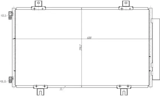 Kondensator, Klimaanlage HART 645 316 Bild Kondensator, Klimaanlage HART 645 316