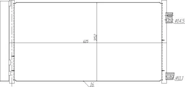 Kondensator, Klimaanlage HART 725 090