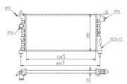 Kühler, Motorkühlung HART 600 268