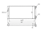 Kühler, Motorkühlung HART 600 519