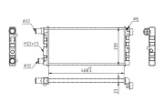 Kühler, Motorkühlung HART 600 537