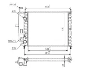 Kühler, Motorkühlung HART 601 386