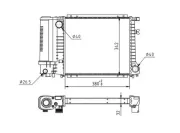 Kühler, Motorkühlung HART 602 087
