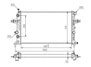 Kühler, Motorkühlung HART 602 103