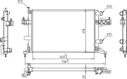 Kühler, Motorkühlung HART 603 082